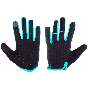 Перчатки Green Cycle Punch с закрытыми пальцами черно-синие