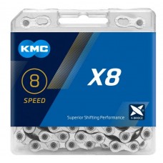 Цепь KMC X8 8 скоростей с замком 116 звеньев X8