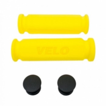 Ручки руля Velo VLG-075AYL,117 мм, желтый